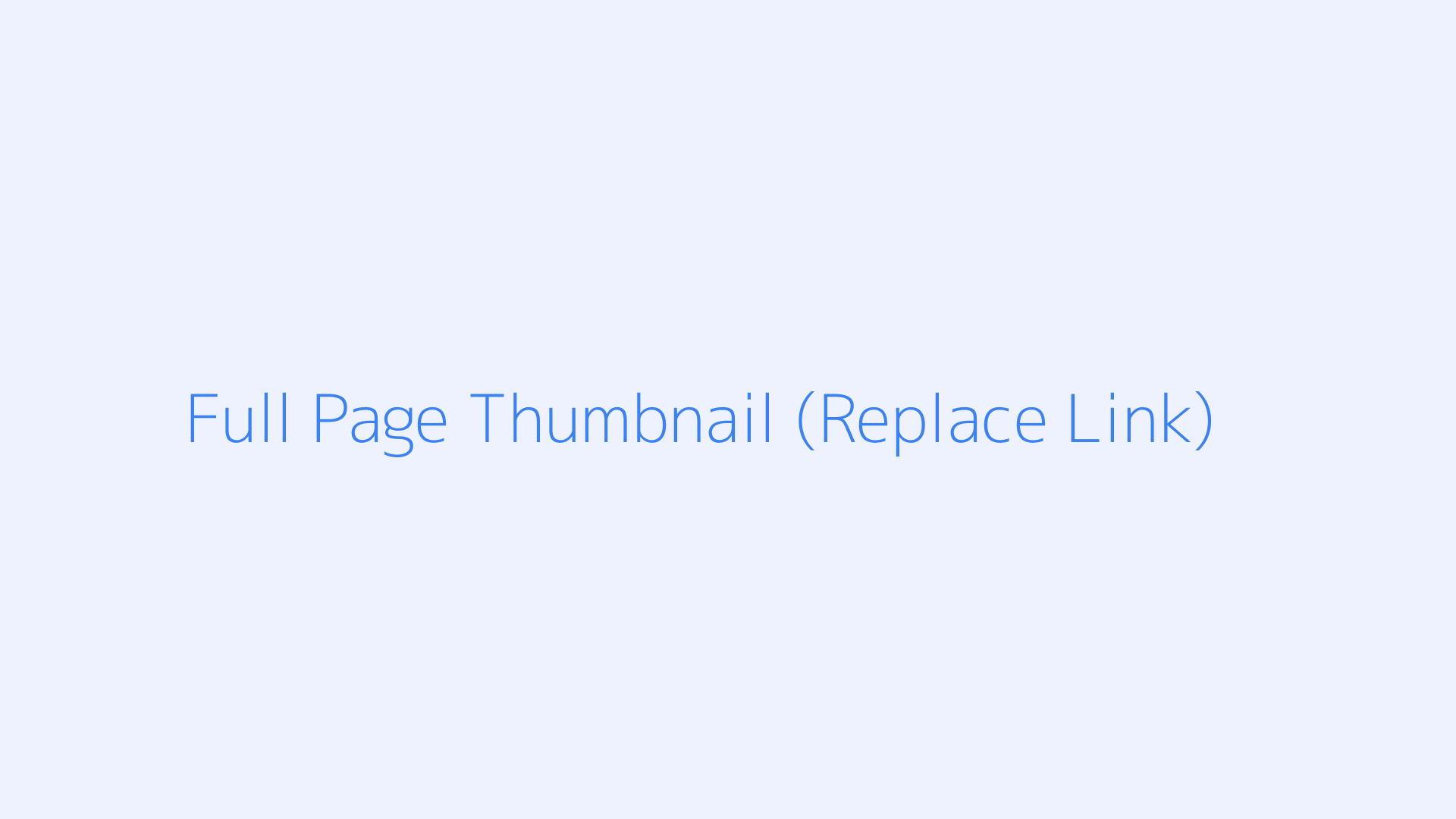 Full Page Thumbnail