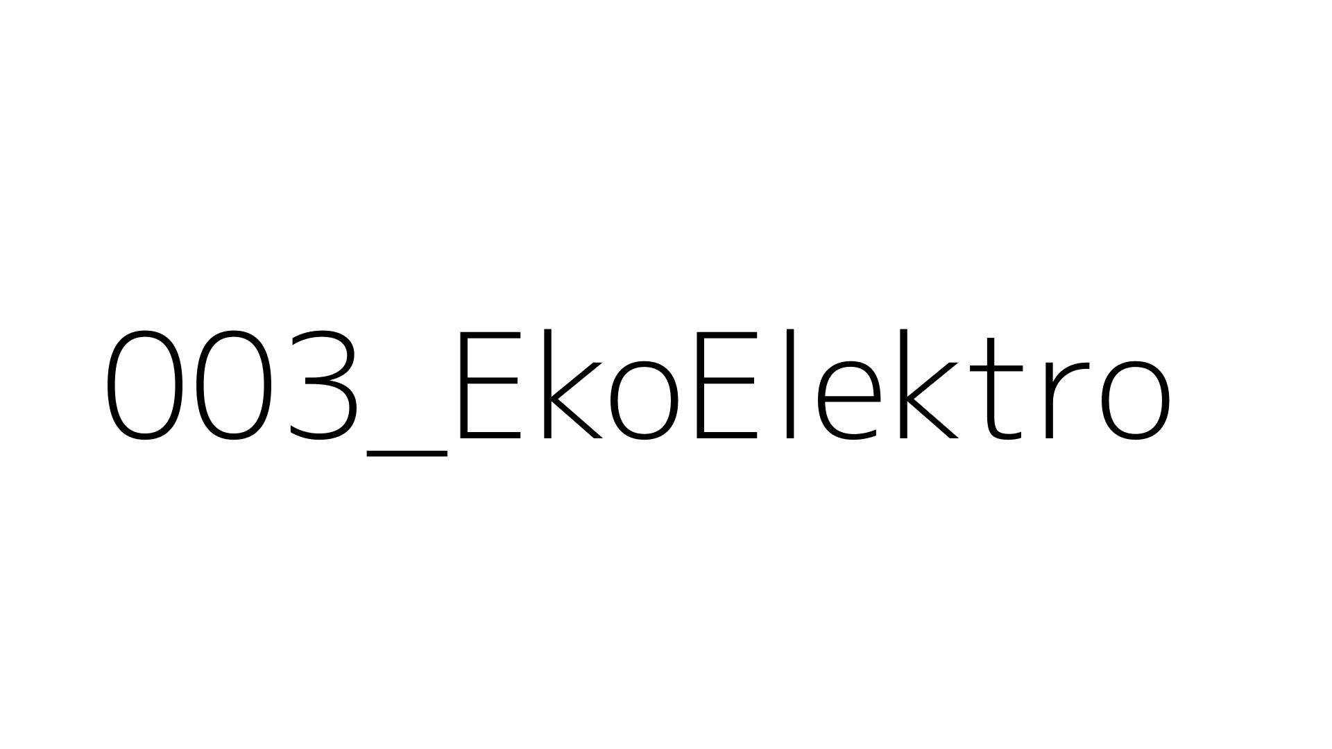 003_EkoElektro