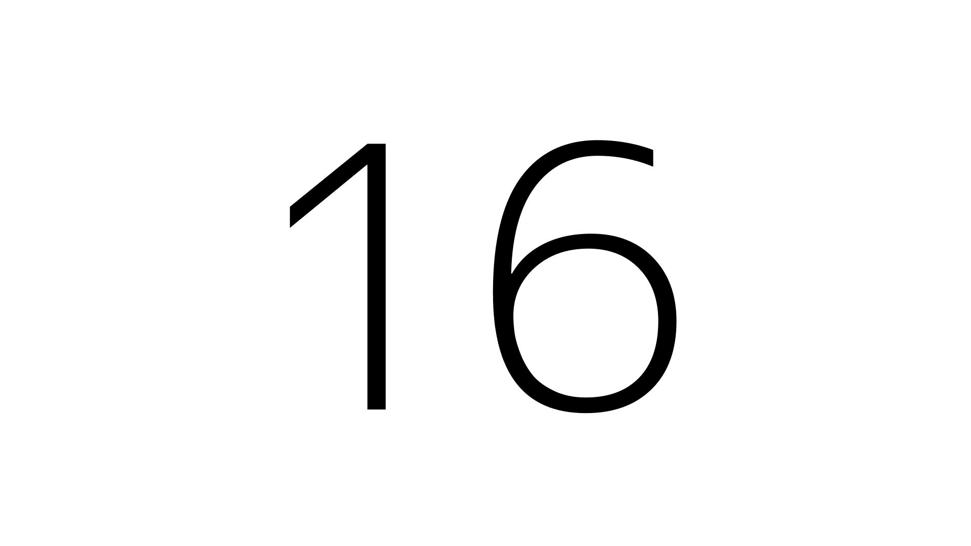 16