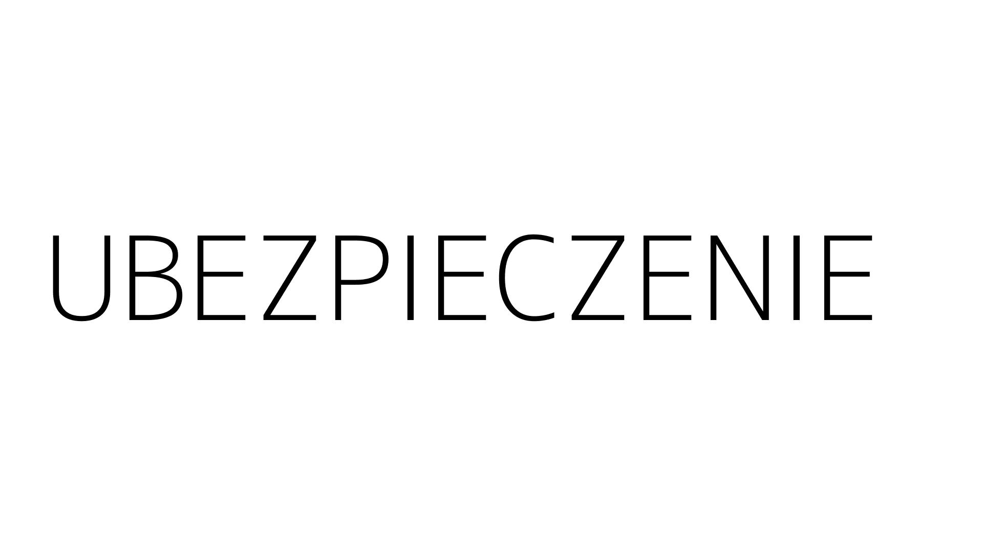 UBEZPIECZENIE