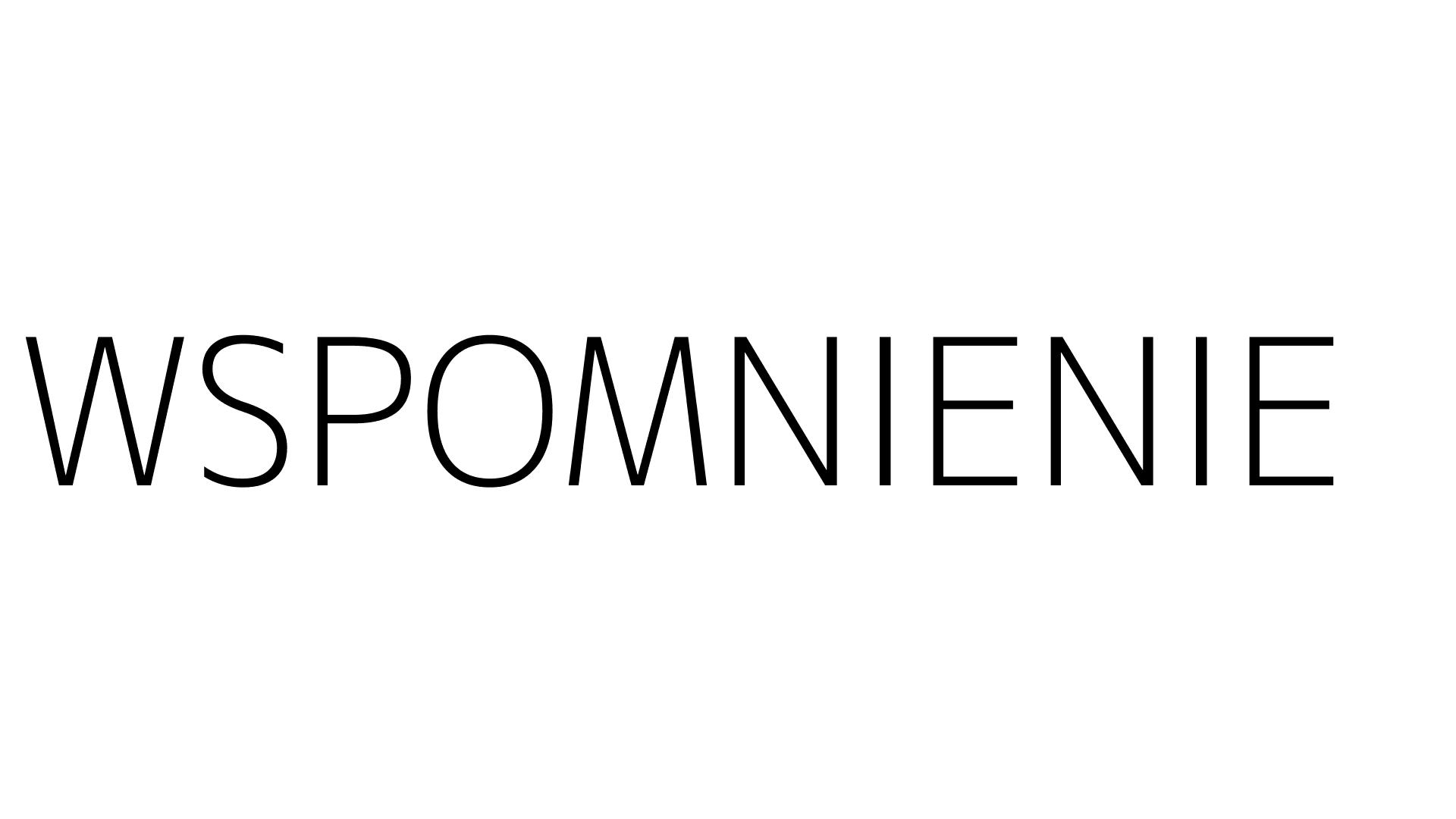 WSPOMNIENIE