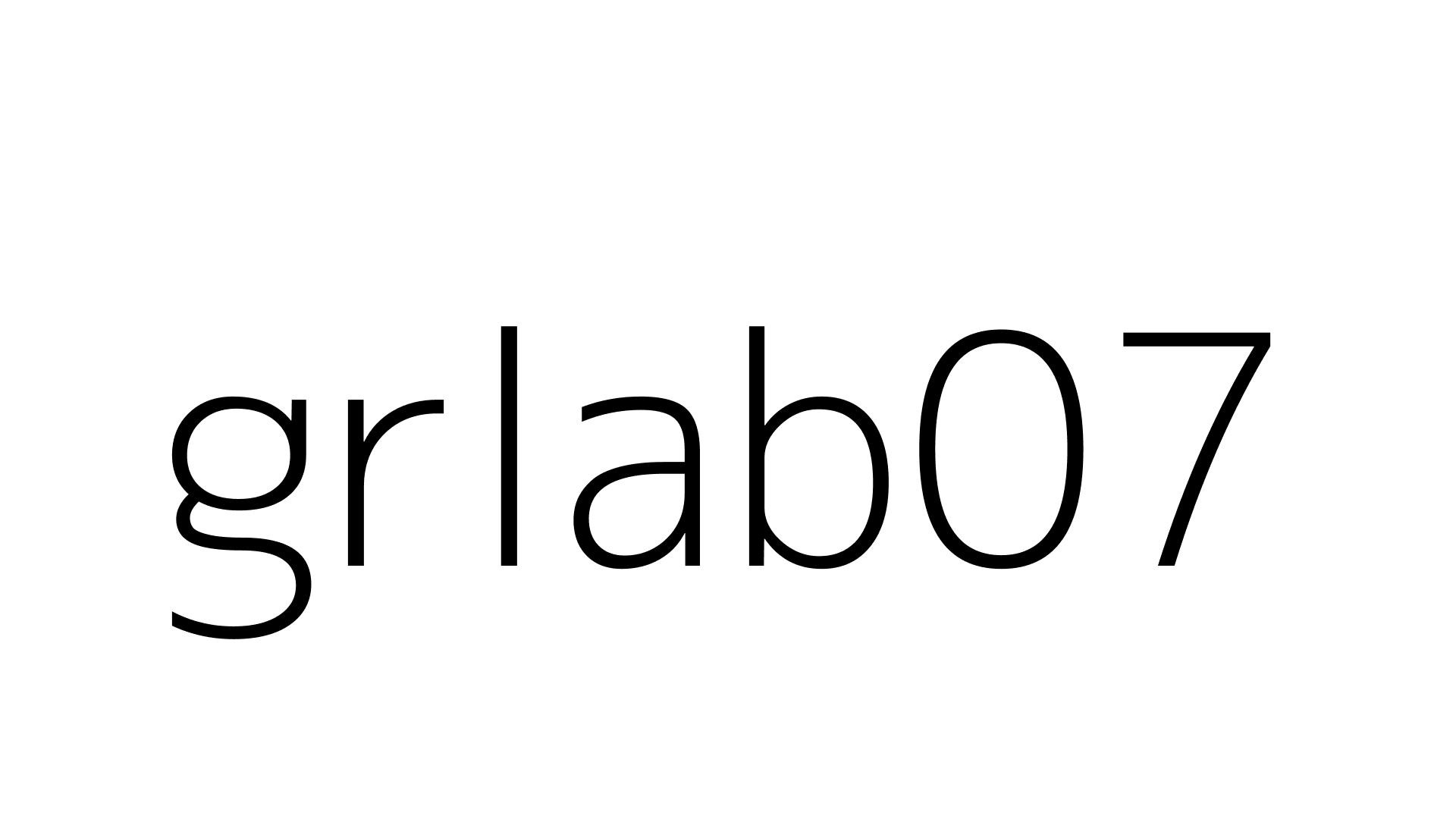 grlab07