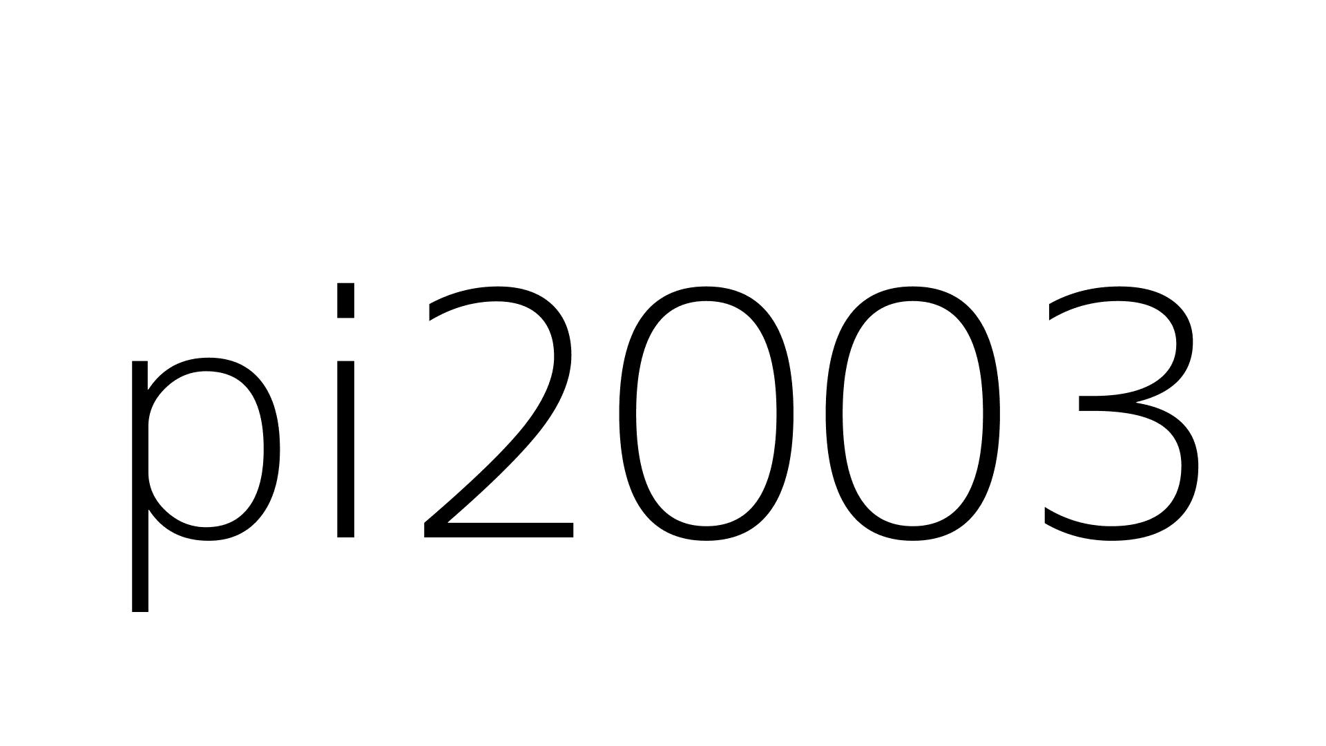 pi2003