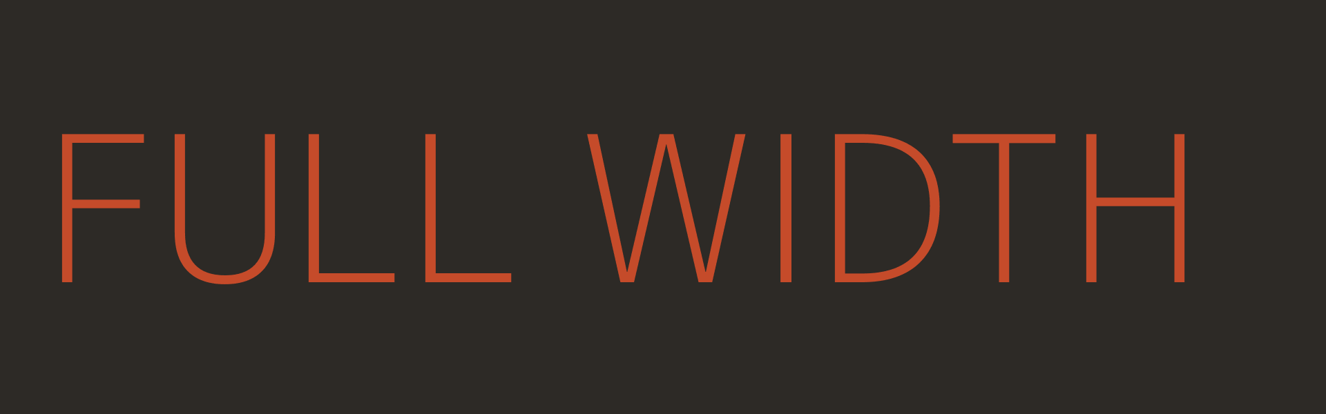 Full width process shot