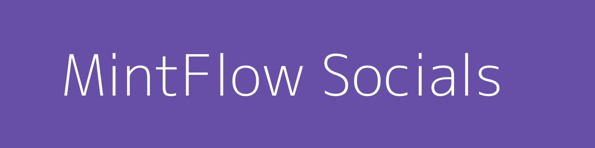 Mintflow socials tools