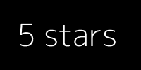⭐⭐⭐⭐⭐