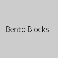 Bento Blocks