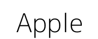 Apple