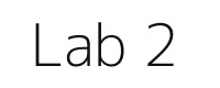 Lab 2