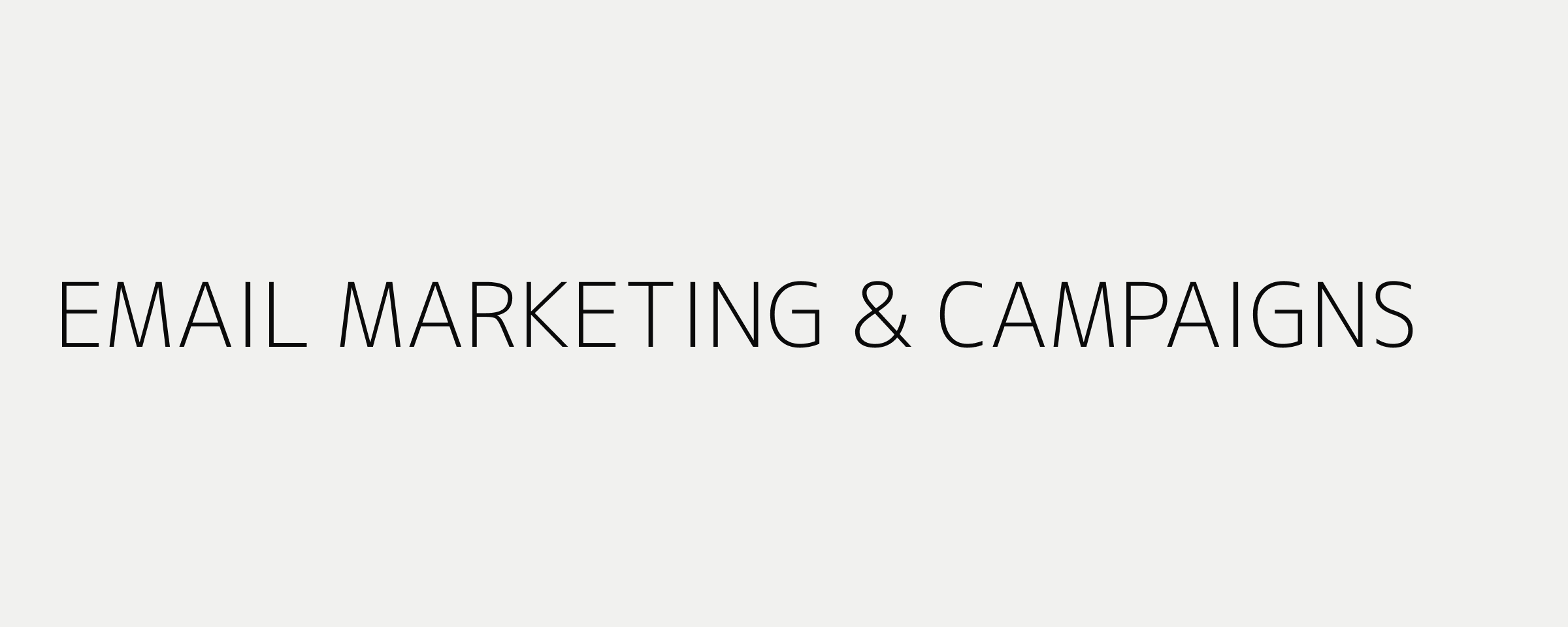 Email Marketing & Campaigns
