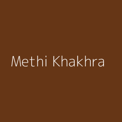 Methi Khakhra