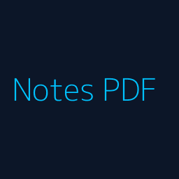Notes PDF cover