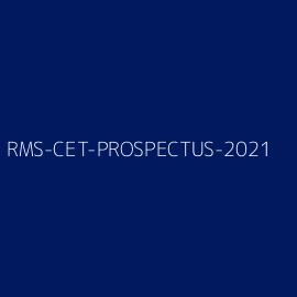 RMS-CET-PROSPECTUS-2021