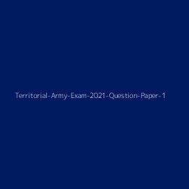 Territorial-Army-Exam-2021-Question-Paper-1