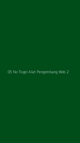 Tampilan Antarmuka Aplikasi 05 No Togel Alat Pengembang Web - 2
