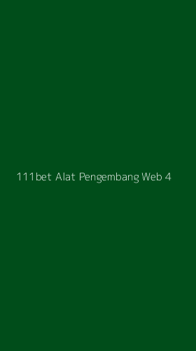 Tampilan Antarmuka Aplikasi 111bet Alat Pengembang Web - 4