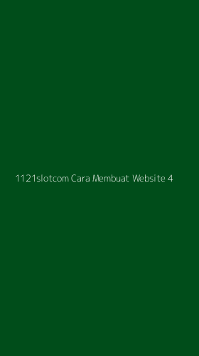 Tampilan Antarmuka Aplikasi 1121slotcom Cara Membuat Website - 4
