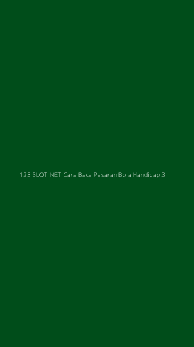 Tampilan Antarmuka Aplikasi 123 Slot Net Cara Baca Pasaran Bola Handicap - 3