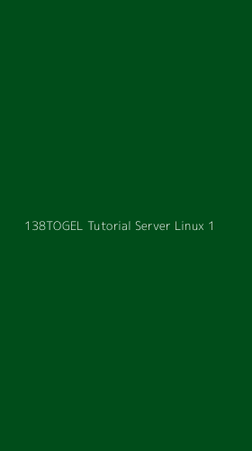 Tampilan Antarmuka Aplikasi 138togel Tutorial Server Linux - 1