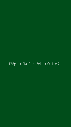 Tampilan Antarmuka Aplikasi 138petir Platform Belajar Online - 2