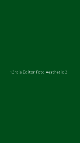Tampilan Antarmuka Aplikasi 13raja Editor Foto Aesthetic - 3