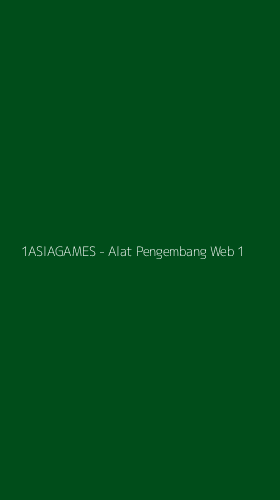 Tampilan Antarmuka Aplikasi 1ASIAGAMES - Alat Pengembang Web - 1