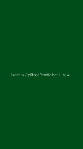 Tampilan Antarmuka Aplikasi 1gaming Aplikasi Pendidikan Lite - 4