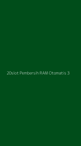 Tampilan Antarmuka Aplikasi 20slot Pembersih Ram Otomatis - 3