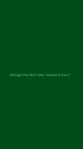 Tampilan Antarmuka Aplikasi 234togel Situs Multi Game Terbesar Di Asia - 3