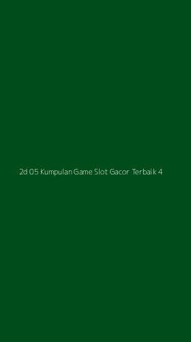 Tampilan Antarmuka Aplikasi 2d 05 Kumpulan Game Slot Gacor Terbaik - 4