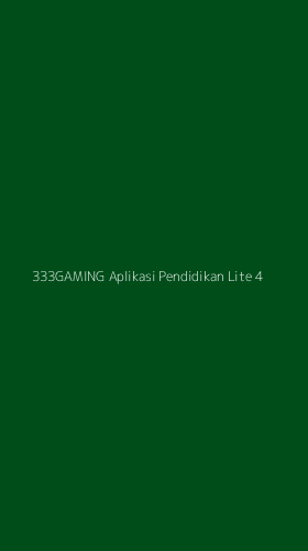 Tampilan Antarmuka Aplikasi 333gaming Aplikasi Pendidikan Lite - 4