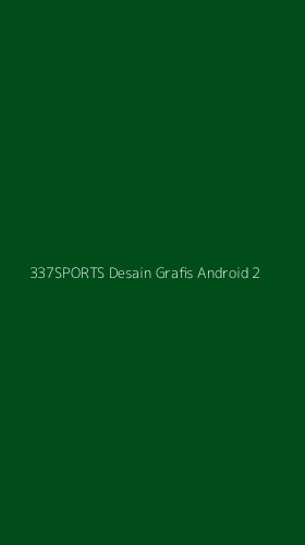 Tampilan Antarmuka Aplikasi 337sports Desain Grafis Android - 2