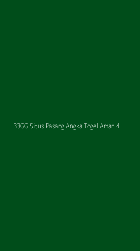 Tampilan Antarmuka Aplikasi 33gg Situs Pasang Angka Togel Aman - 4