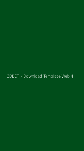 Tampilan Antarmuka Aplikasi 3DBET - Download Template Web - 4