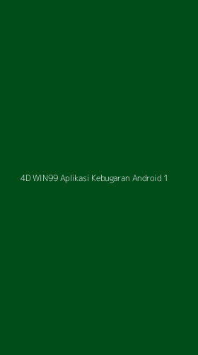 Tampilan Antarmuka Aplikasi 4d Win99 Aplikasi Kebugaran Android - 1