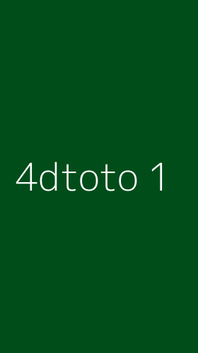 Tampilan Antarmuka Aplikasi 4dtoto - 1