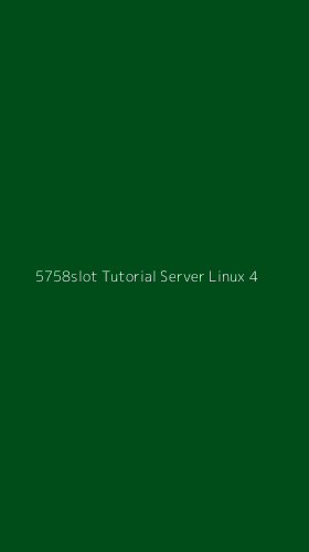 Tampilan Antarmuka Aplikasi 5758slot Tutorial Server Linux - 4