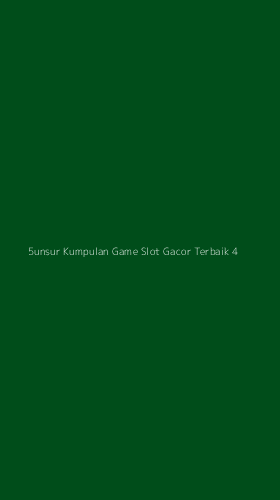 Tampilan Antarmuka Aplikasi 5unsur Kumpulan Game Slot Gacor Terbaik - 4