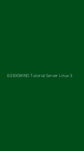 Tampilan Antarmuka Aplikasi 633domino Tutorial Server Linux - 3