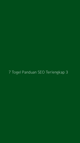 Tampilan Antarmuka Aplikasi 7 Togel Panduan Seo Terlengkap - 3