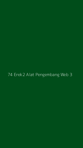 Tampilan Antarmuka Aplikasi 74 Erek2 Alat Pengembang Web - 3