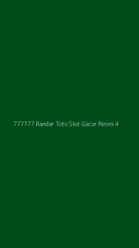 Tampilan Antarmuka Aplikasi 777777 Bandar Toto Slot Gacor Resmi - 4