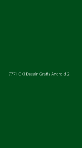 Tampilan Antarmuka Aplikasi 777hoki Desain Grafis Android - 2