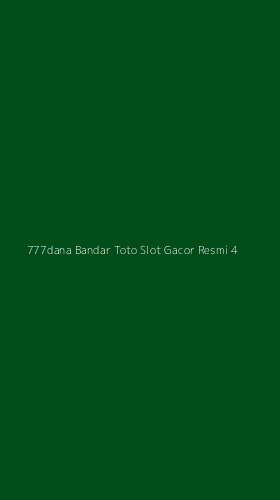 Tampilan Antarmuka Aplikasi 777dana Bandar Toto Slot Gacor Resmi - 4