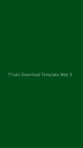 Tampilan Antarmuka Aplikasi 77luks Download Template Web - 3