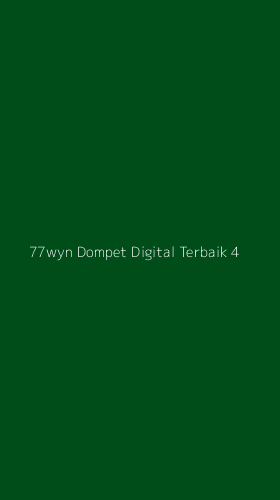 Tampilan Antarmuka Aplikasi 77wyn Dompet Digital Terbaik - 4