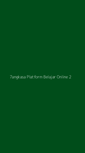 Tampilan Antarmuka Aplikasi 7angkasa Platform Belajar Online - 2