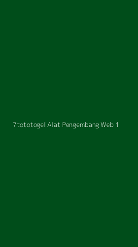 Tampilan Antarmuka Aplikasi 7tototogel Alat Pengembang Web - 1