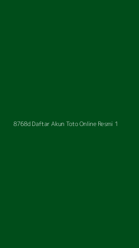 Tampilan Antarmuka Aplikasi 8768d Daftar Akun Toto Online Resmi - 1
