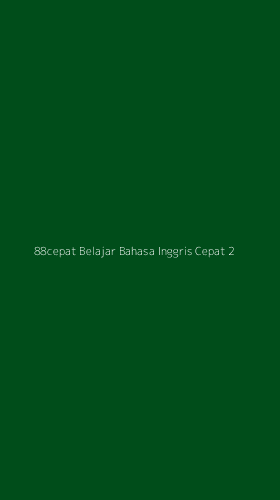 Tampilan Antarmuka Aplikasi 88cepat Belajar Bahasa Inggris Cepat - 2